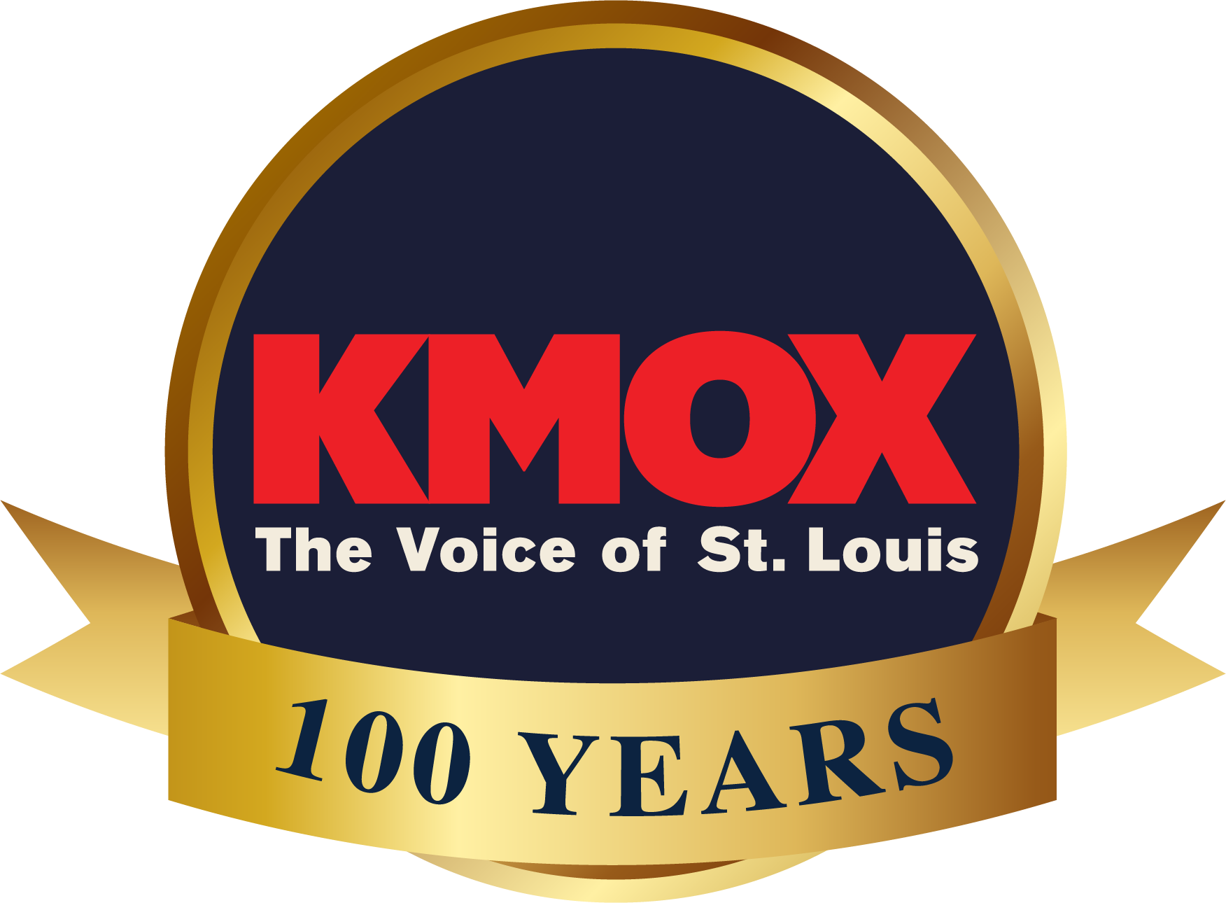 KMOX 100 Years Logo