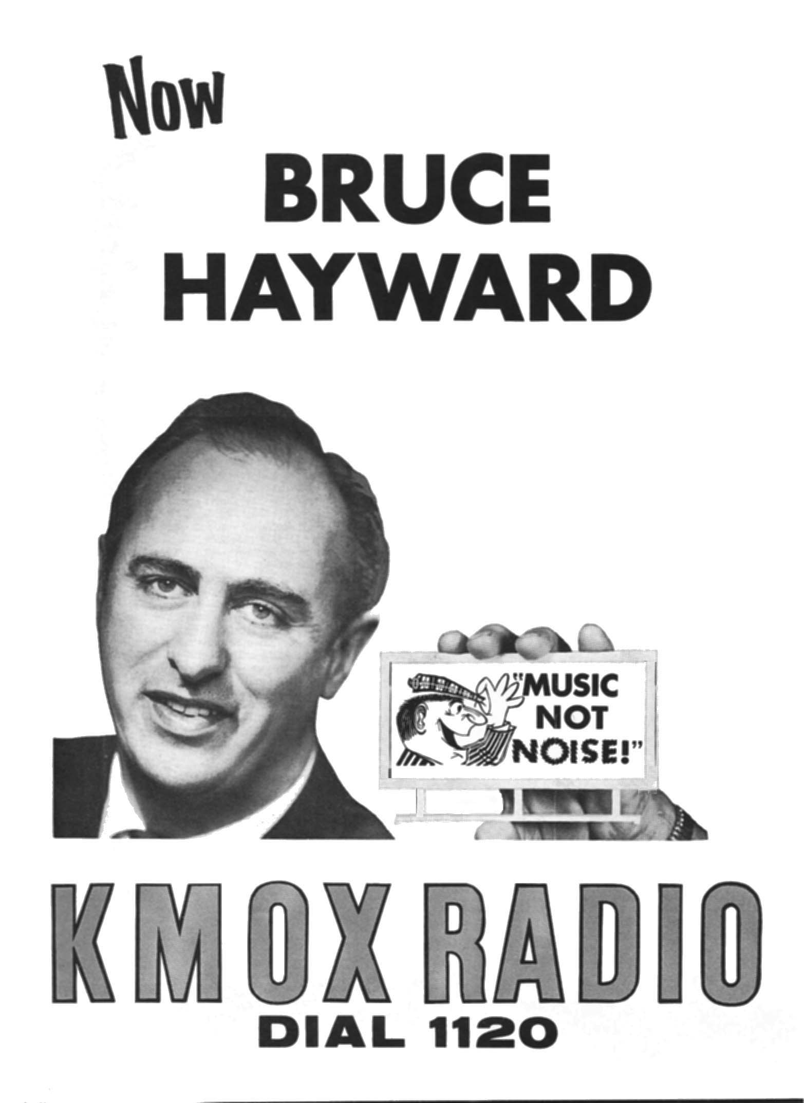 KMOX Bruce Hayward ad 1959