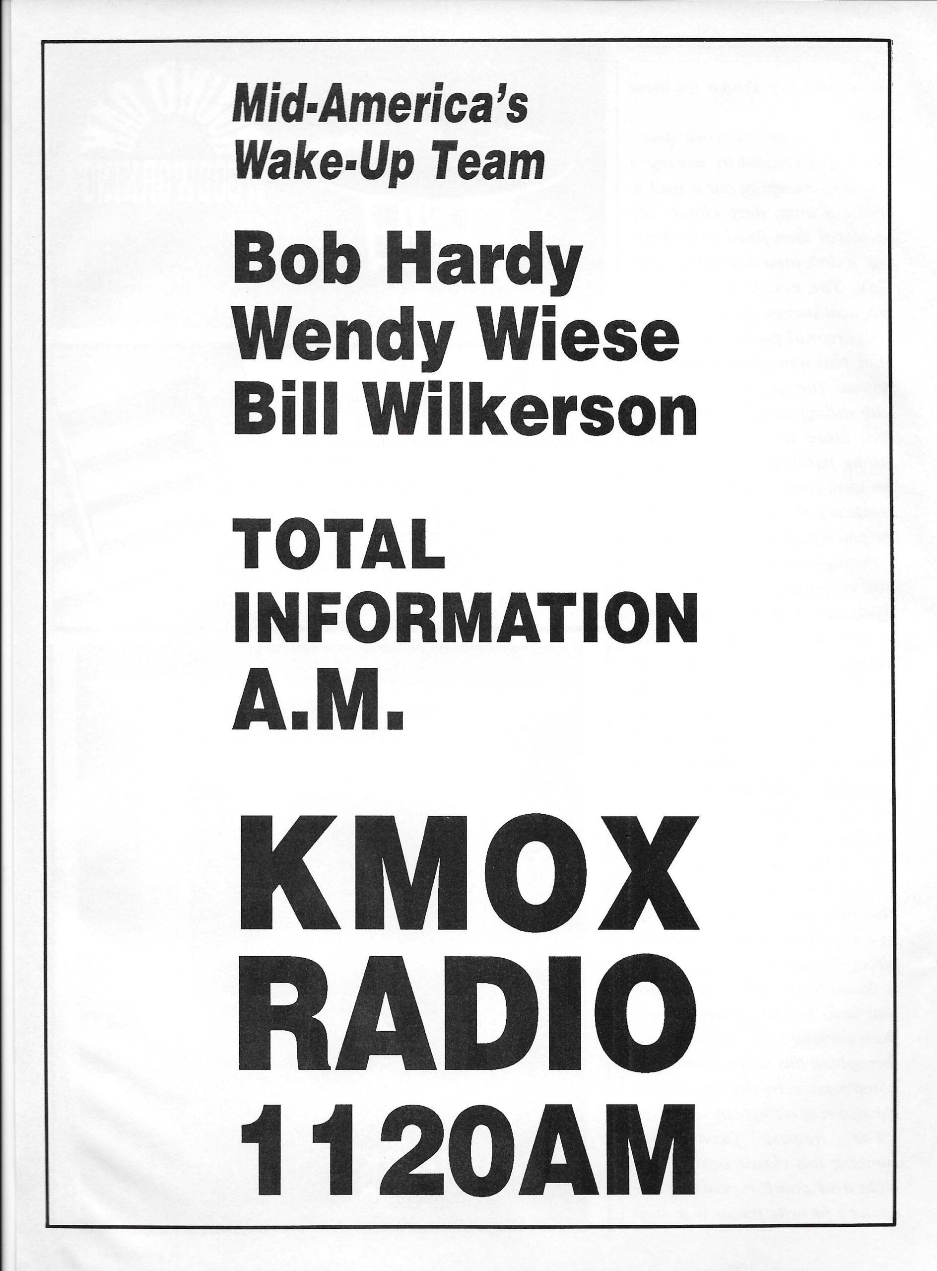 KMOX Ad 1990