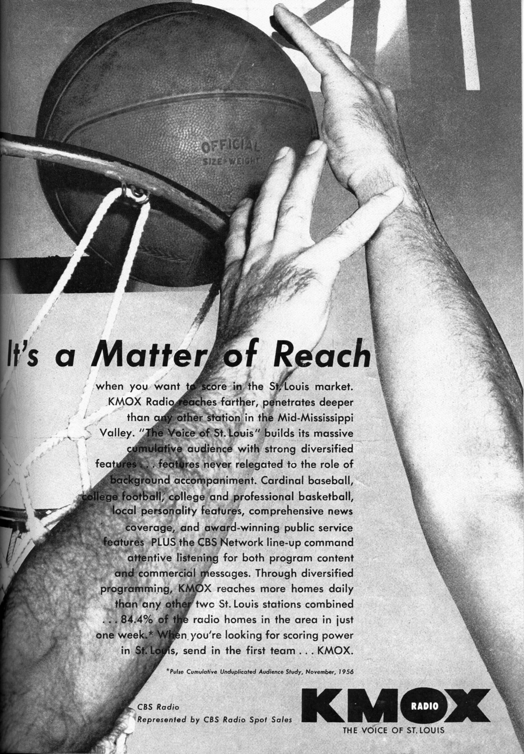 KMOX Ad 1957