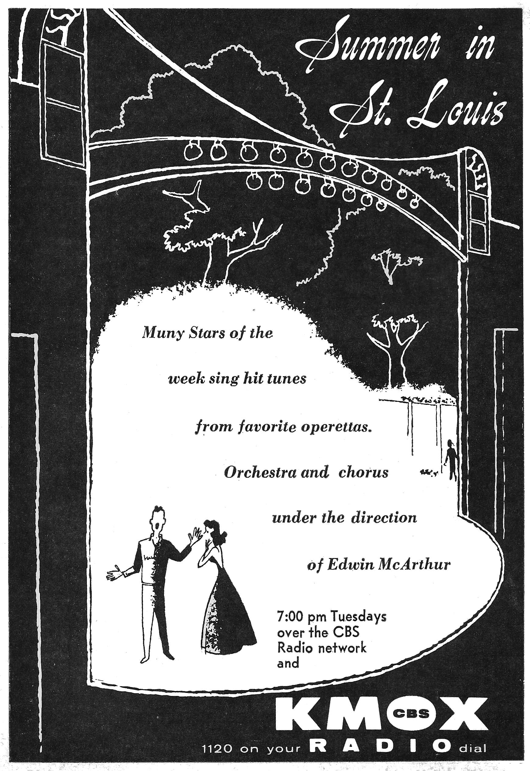 KMOX Ad 1958