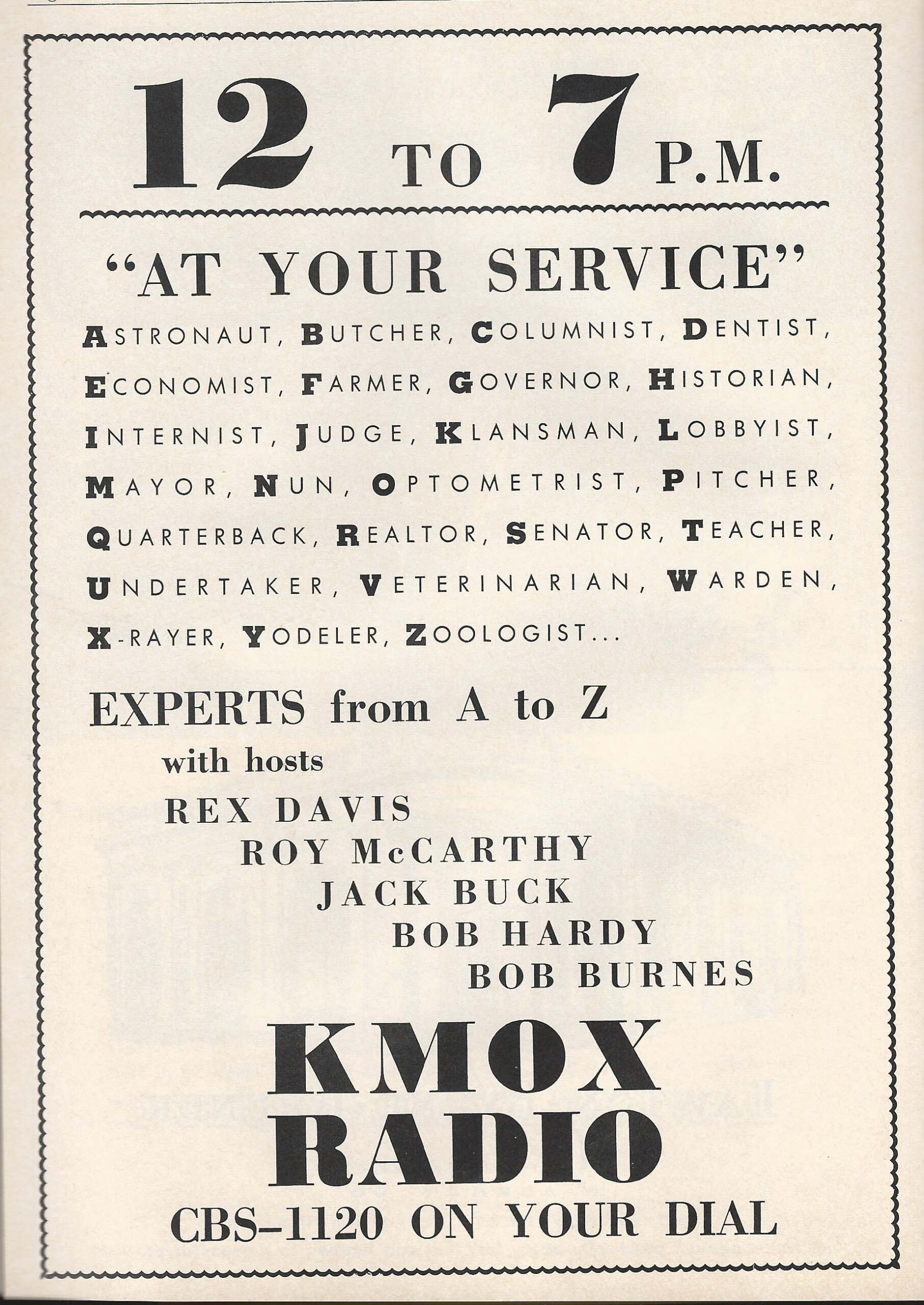 KMOX Ad 1966