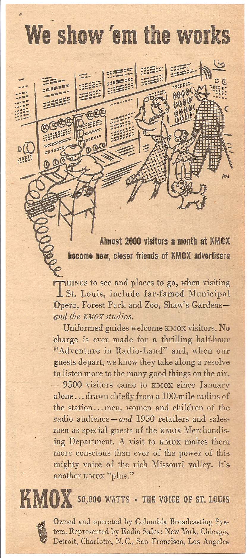 KMOX Ad 1940