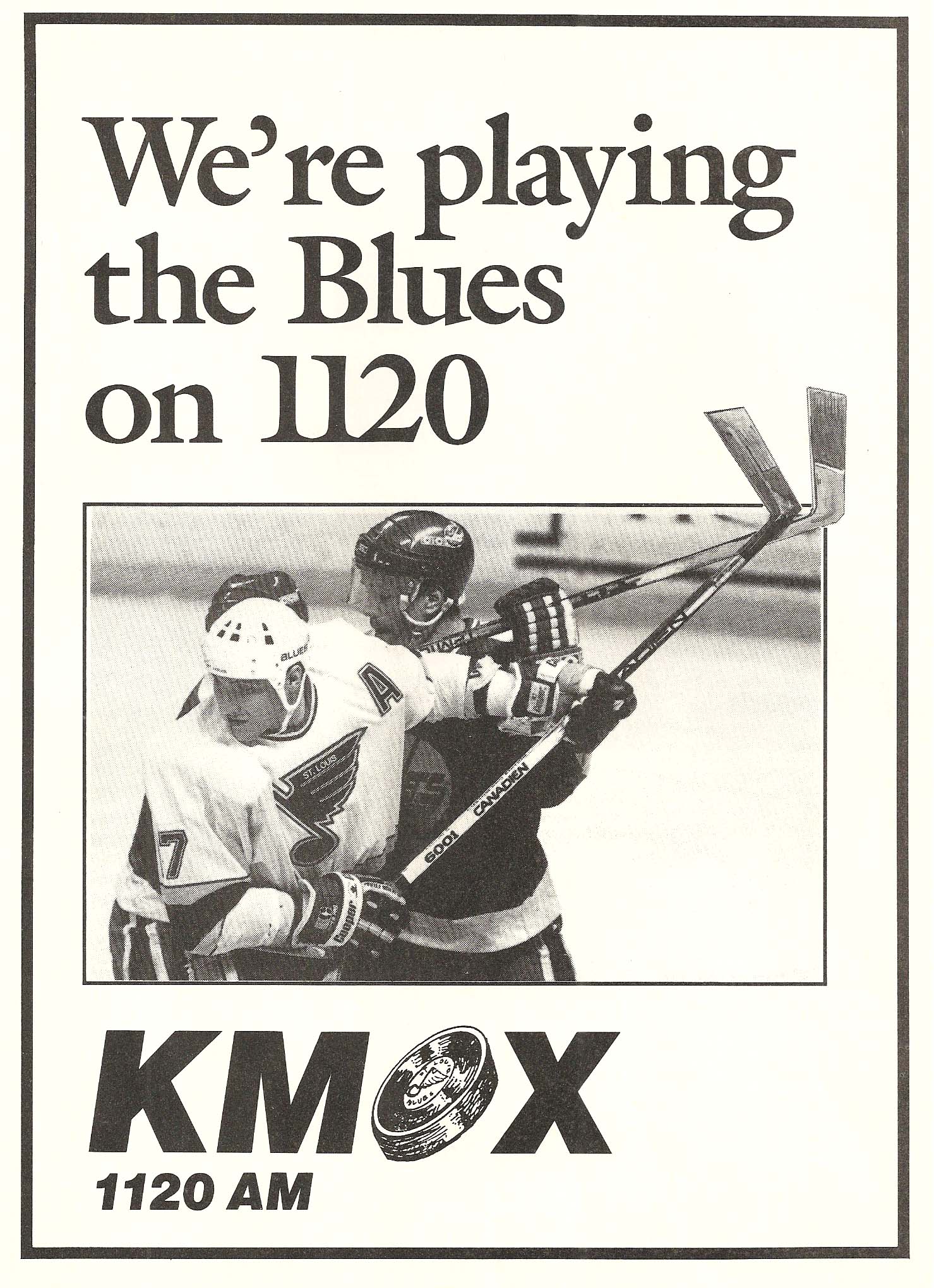 KMOX Ad Blues 1990