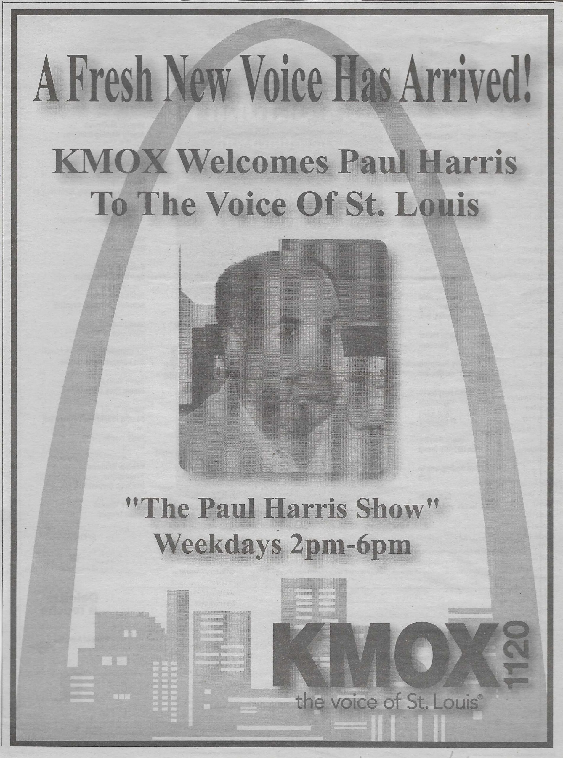KMOX Paul Harris Ad 2004