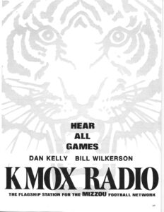 KMOX Ad Tigers Football 1976