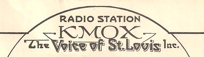 KMOX logo 1925