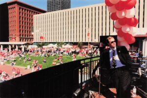 Mark Lamping Cardinals Opening Day