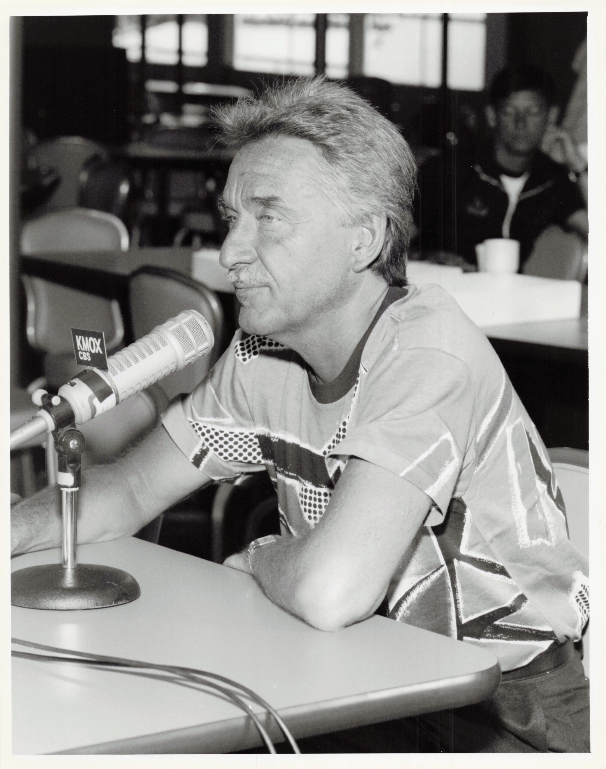 Doc Severinsen onboard the Riverboat President July 5 with KMOXs Arnie Warren