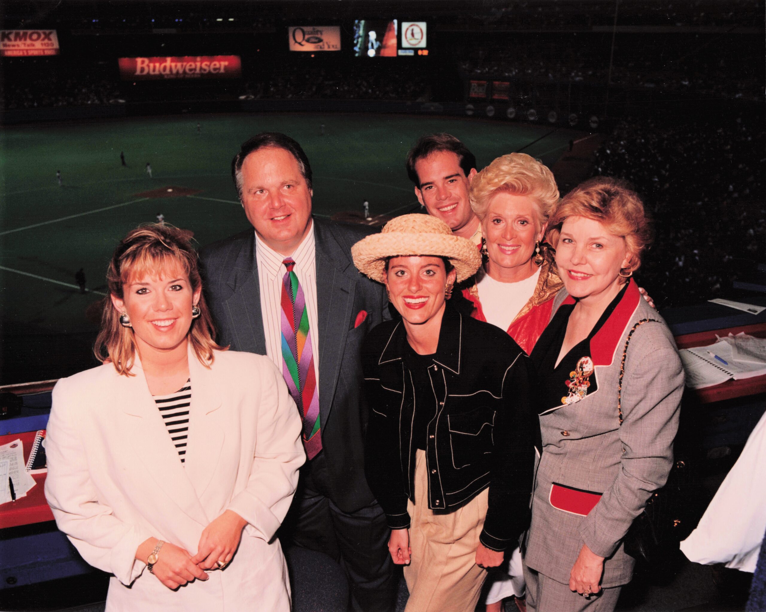 Rush Limbaugh, Joe Buck, Julie Buck, Carole Buck