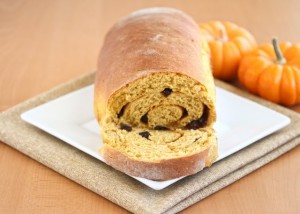 Pumpkin Cinnamon Swirl Bread