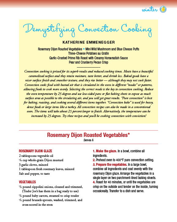 Great News! Recipe: Rosemary Dijon Roasted Vegetables