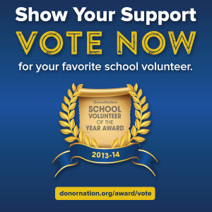 Vote For School Volunteer of the Year!