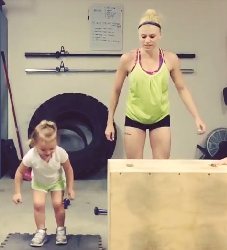 Need Inspiration?  This Exercise-Loving Mom Works Out With The Kids