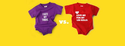 Controversial Baby Onesies: ‘I Hate My Thighs’