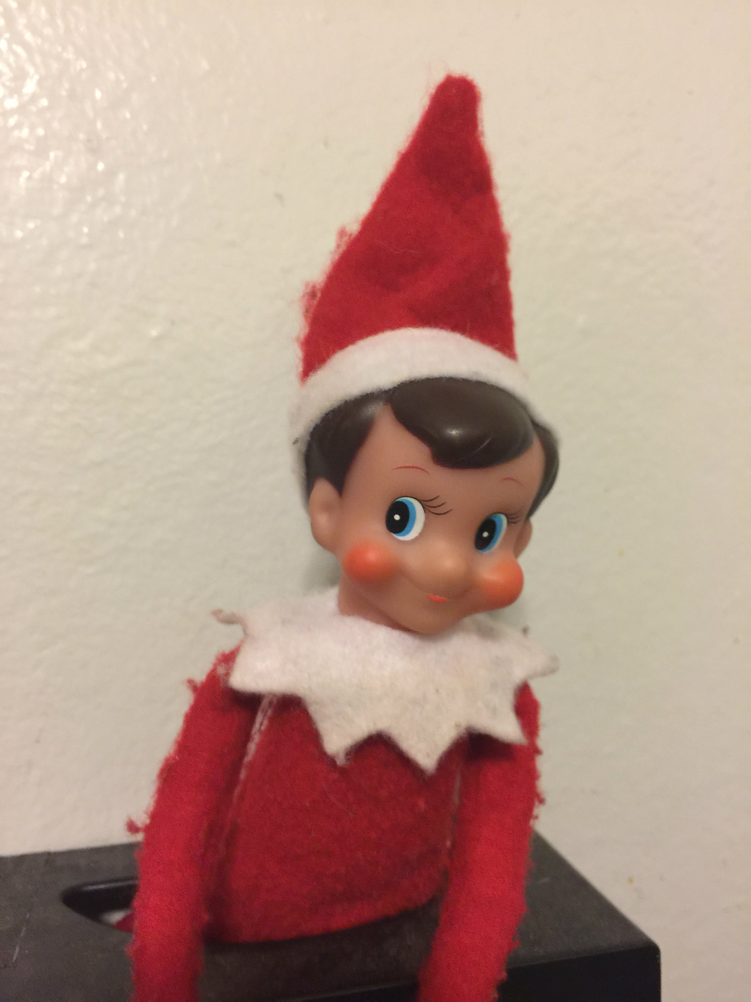 Meet Our Elf On The Shelf,  “Marble”
