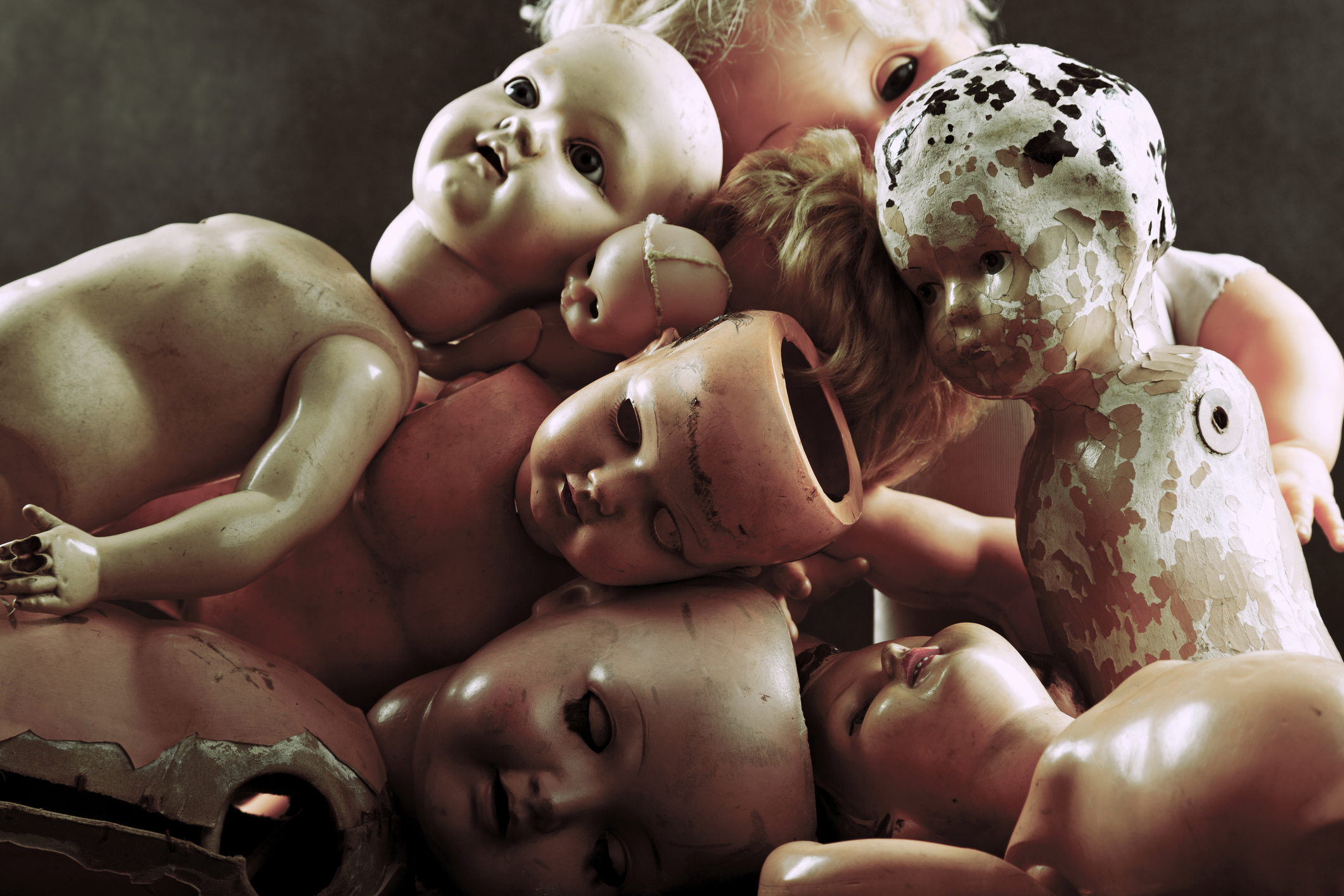 This Little Girl Gives Dolls the Scariest Makeovers