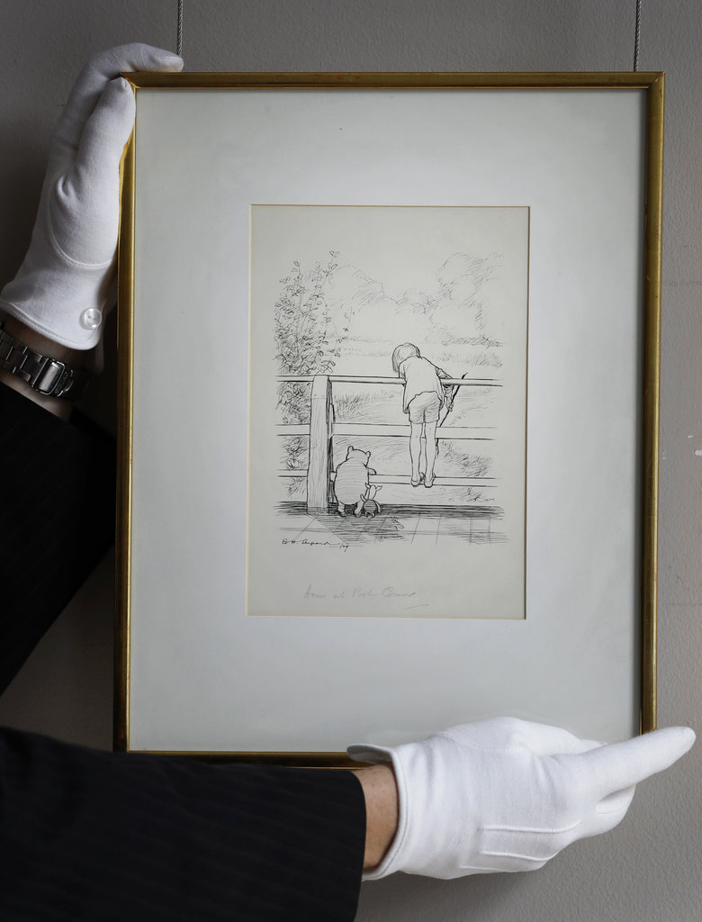 Original map of Pooh’s Hundred Acre Wood up for auction