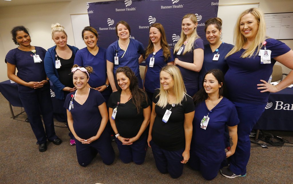 Baby boom at Arizona hospital with 16 pregnant nurses