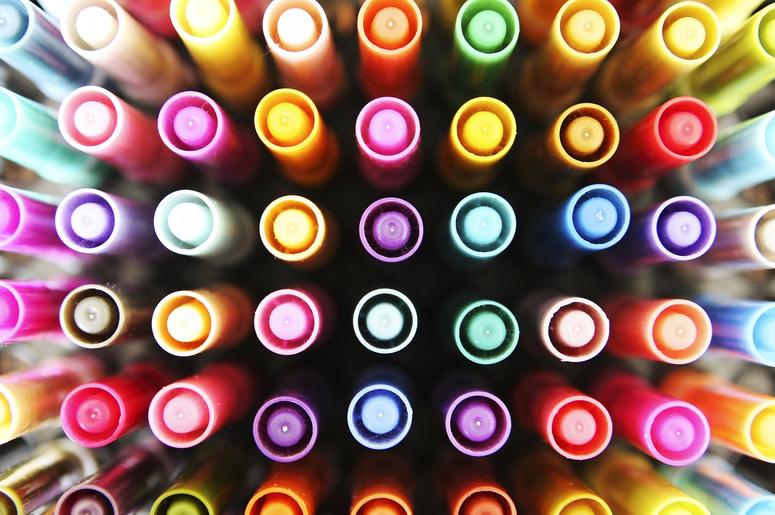 Great Idea!  Recycle Those Markers!